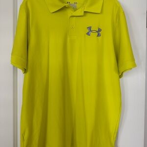 Under Armour Men's Yellow Polo Shirt